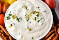 Creamy Zesty Pickle Dip