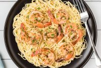 Bright Garlic Shrimp Scampi Pasta