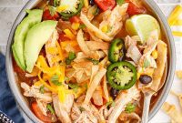 Zesty Chicken Tortilla Soup