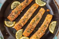Perfectly Golden Seared Salmon
