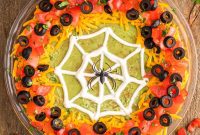 Spooky Spiderweb Taco Dip