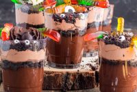 Spooky Graveyard Pudding Cups