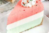 Rainbow Ripple Gelatin Pie