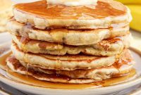 Golden Banana Flapjacks