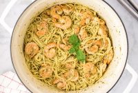 Vibrant Pesto Shrimp Pasta