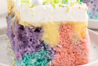 Springtime Surprise Poke Cake