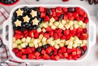 Patriotic Berry and Melon Salad