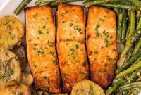 Sticky Brown Sugar Salmon