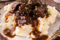 Savory Beef Bites in Velvety Gravy