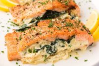 Gourmet Stuffed Salmon