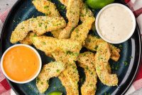 Crispy Air-Fried Avocado Sticks