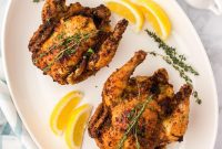 Crispy Golden Air Fryer Cornish Hen