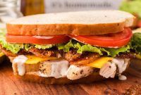 Fried Chicken Ranch Melt