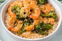 Garlic Shrimp and Broccoli Stir-fry