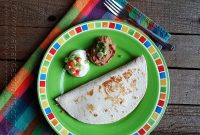 Loaded Beef and Bean Quesadillas