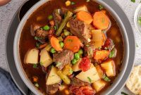 Robust Beef and Garden Vegetable Soup