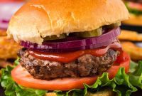 Crispy Air-Fried Burgers