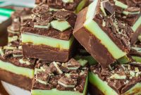 Velvety Mint Chocolate Fudge