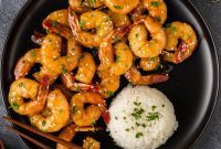 Golden Honey Garlic Shrimp