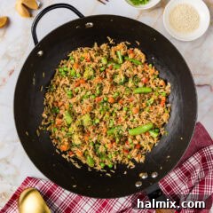 Wok of Vegetable Fried Rice
