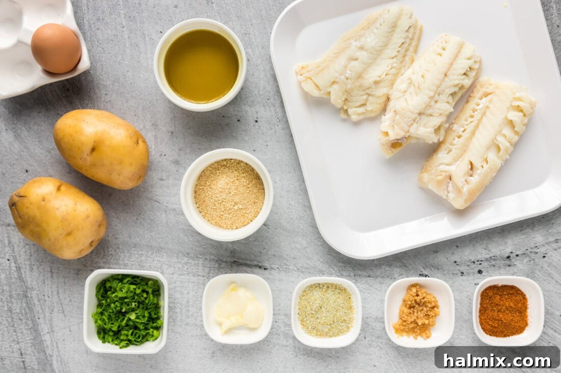 Golden Cod Fritters 4 Ingredients for Easy Cod Fish Cakes