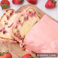 Delicious Strawberry Pound Cake