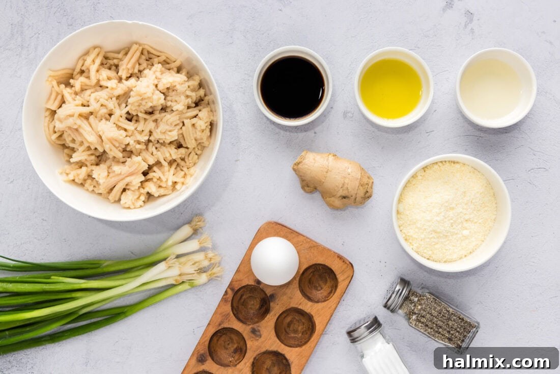 Ingredients for Asian Meatballs