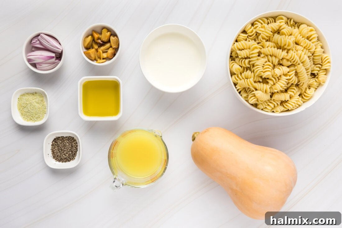 Velvety Butternut Squash Pasta 4 Ingredients for Butternut Squash Pasta