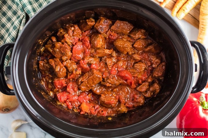 beef in crockpot