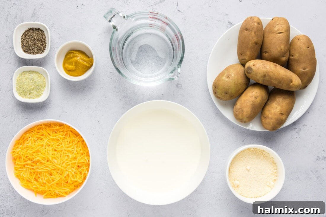 Rich and Creamy Slow Cooker Scalloped Potatoes 4 Ingredients for Crockpot Scalloped Potatoes