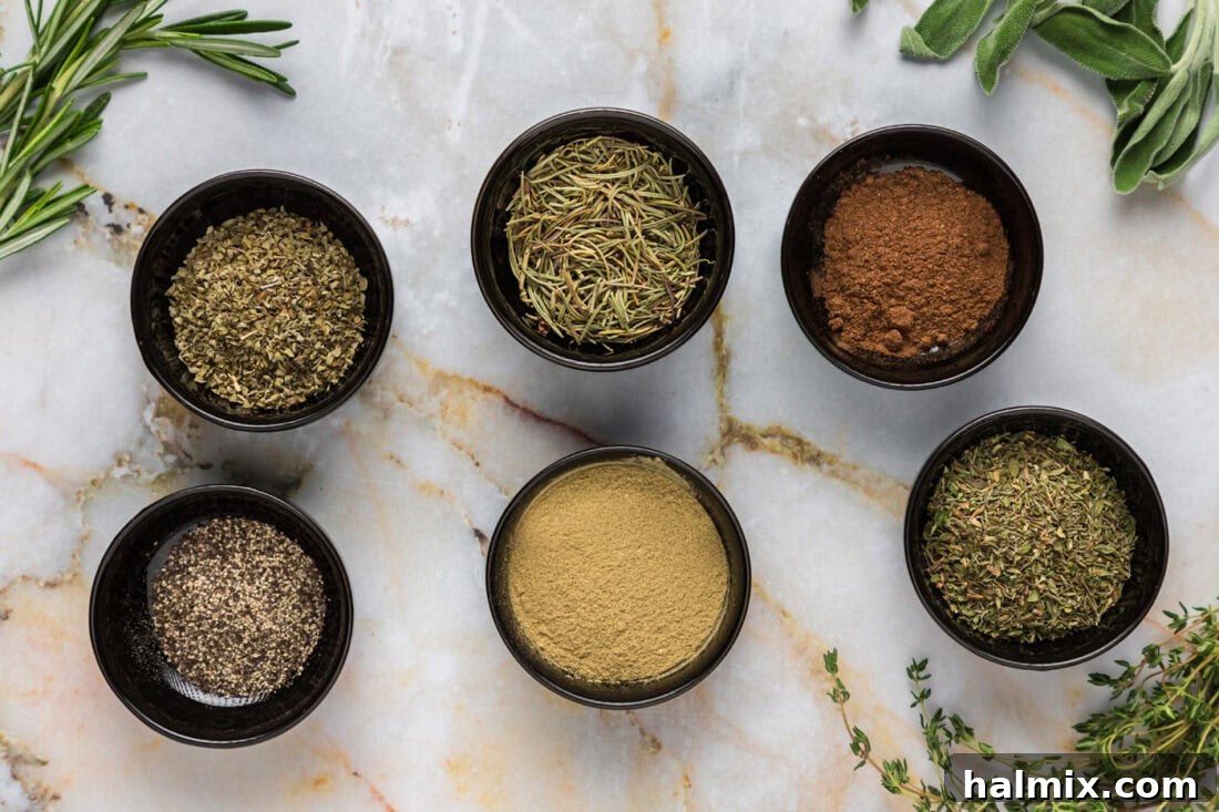 Savory Poultry Rub 4 Ingredients for Poultry Seasoning