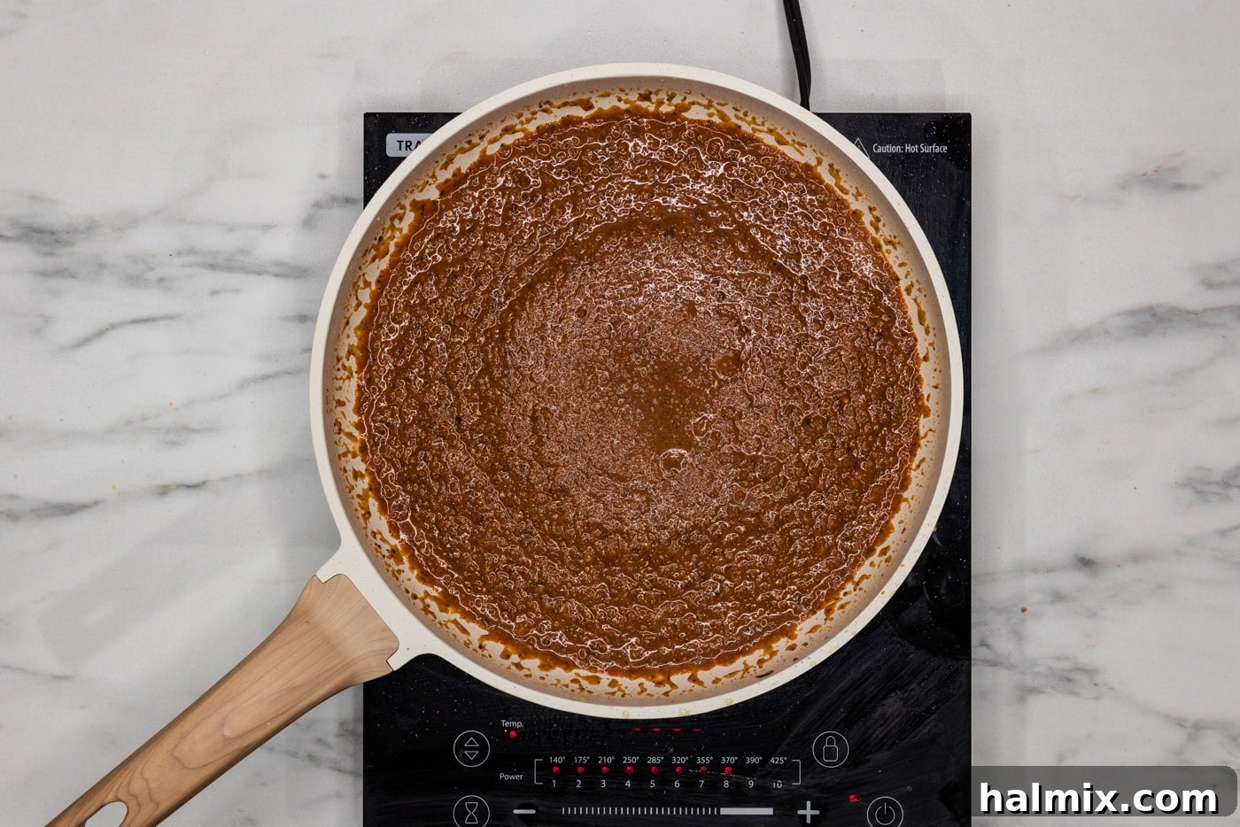 chipotle adobo tomato sauce in a skillet