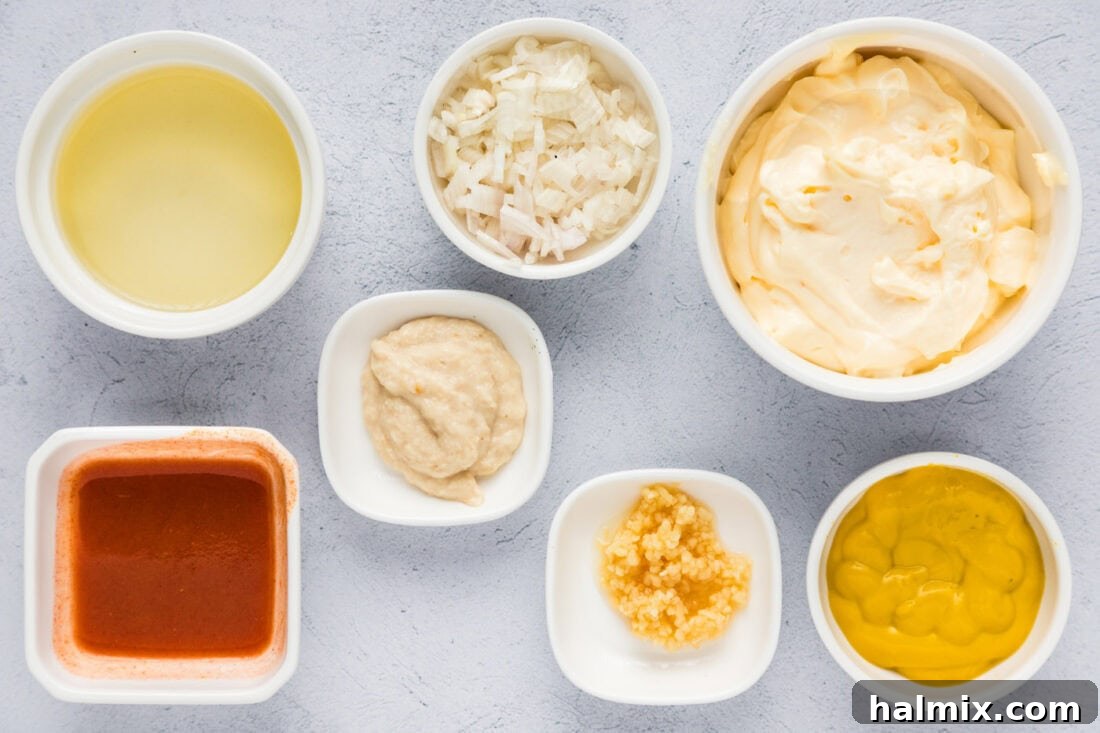 Ingredients for Remoulade Sauce