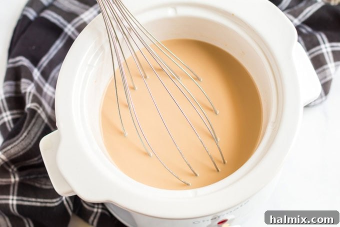 Spiced Autumn Comfort 7 whisk in crockpot