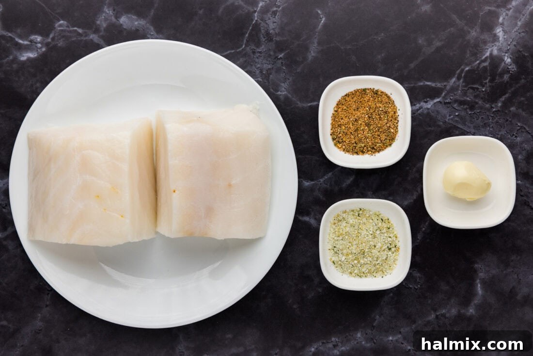 Ingredients for Grilled Chilean Sea Bass