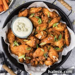 Platter of Buffalo Chicken Wings