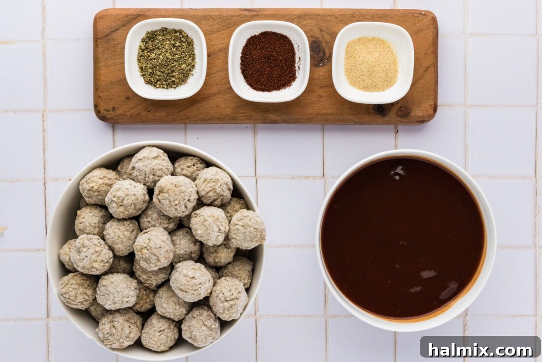 Flavorful spice mix for homemade meatballs feet-ready. Perfect for savory recipes or appetizers.