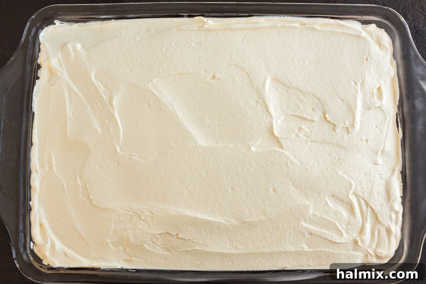 Enchanted Chocolate Pumpkin Cake 15 vanilla mousse over top chocolate pumpkin magic cake