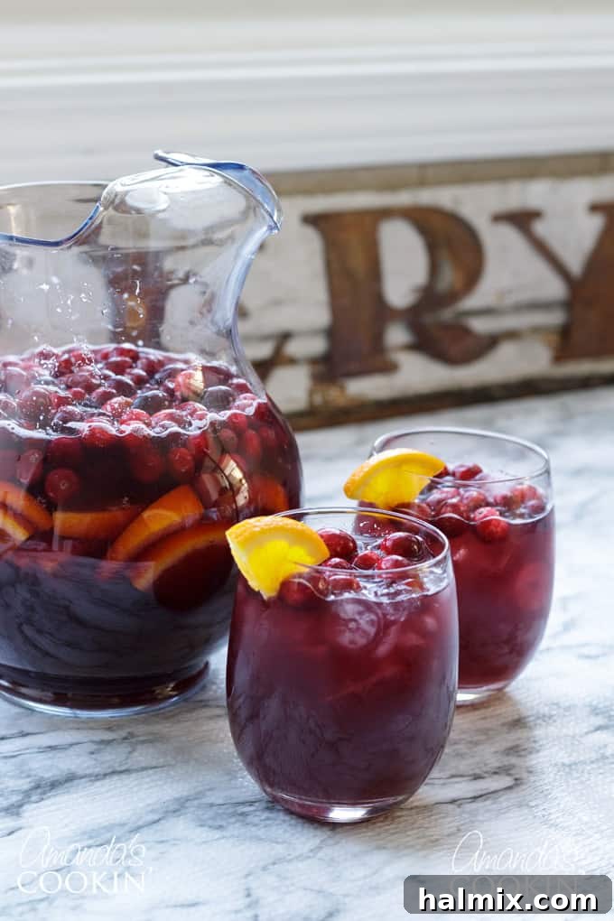 cranberry sangria