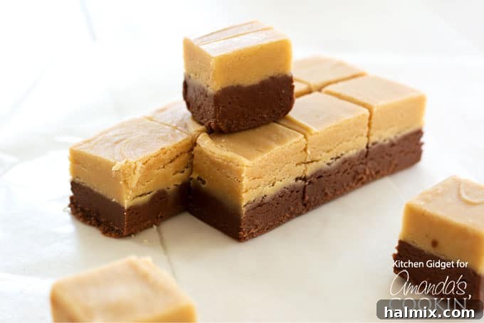 stacked fudge