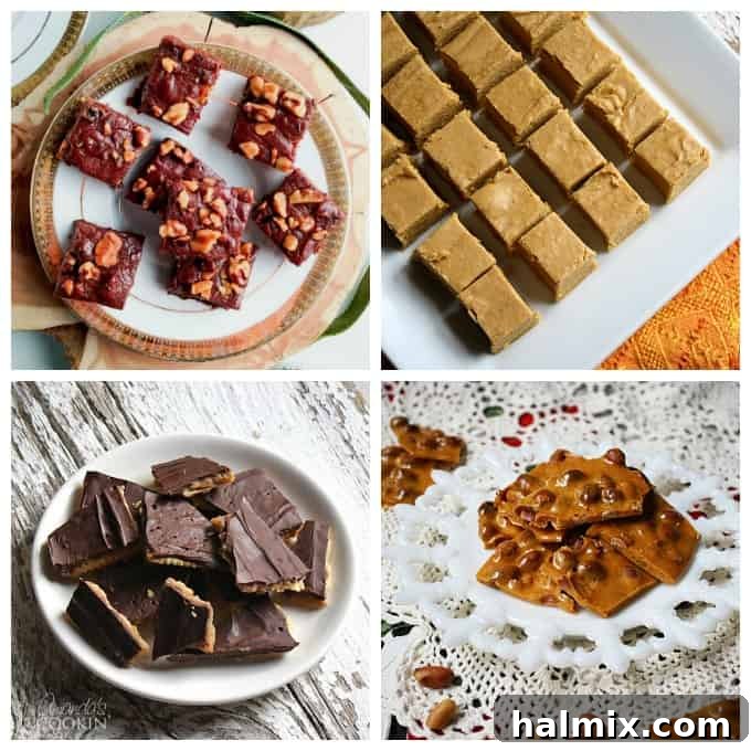 A collection of festive candy and fudge recipes, inspiring more holiday baking.