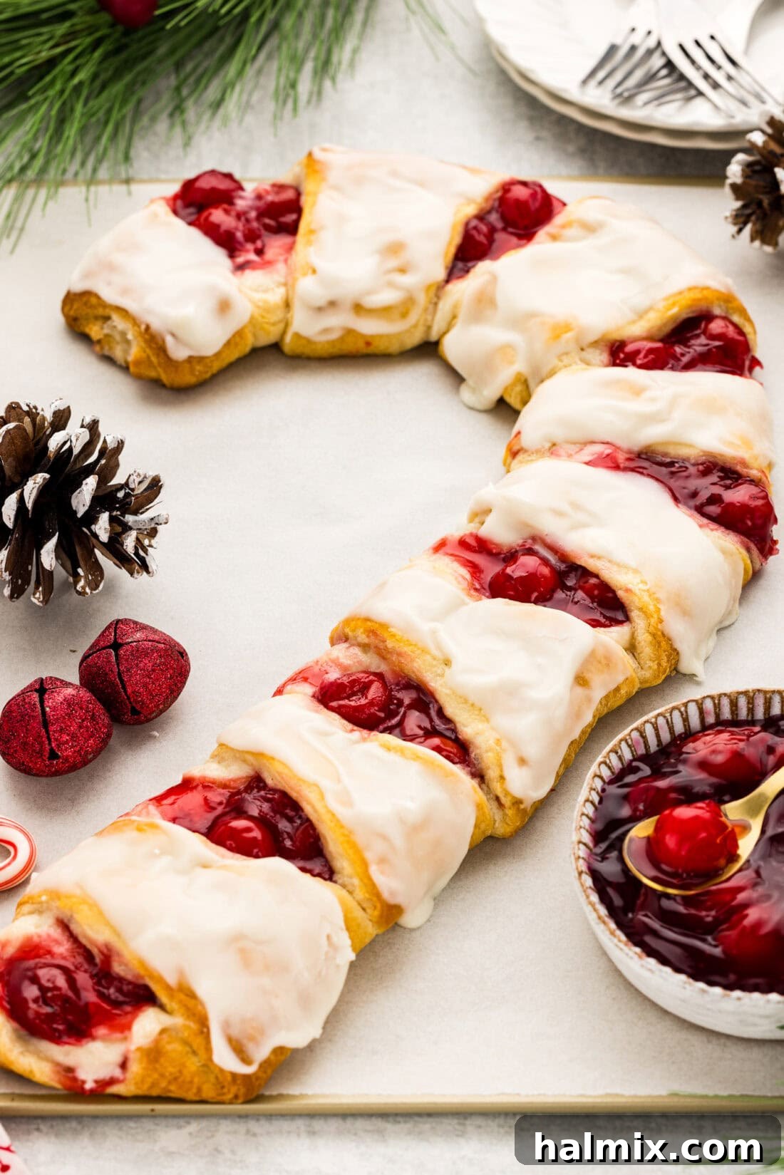 Candy Cane Danish