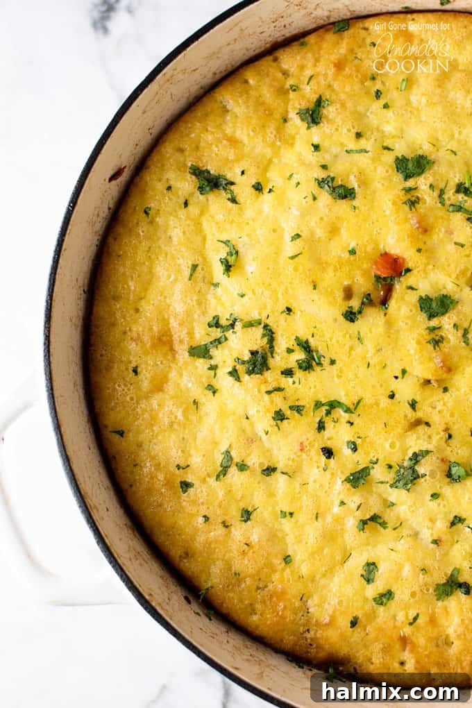An overhead picture of a baked vegetable frittata, showing the golden-brown top and colorful vegetables.