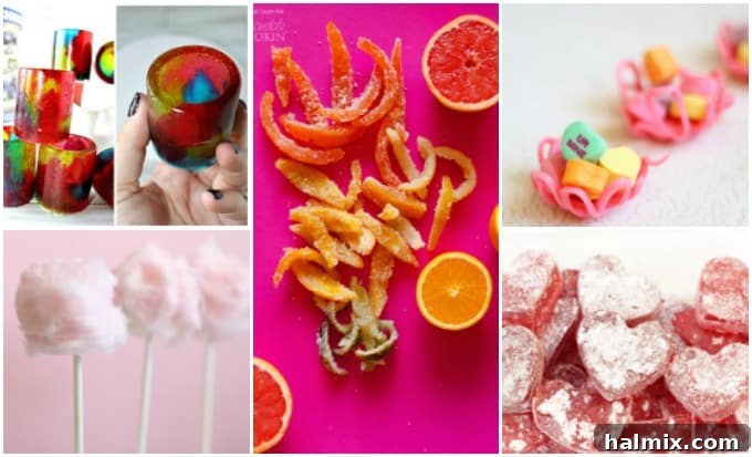 Creative and delightful homemade sweets to surprise your loved ones Selection of unique and fun homemade candy ideas