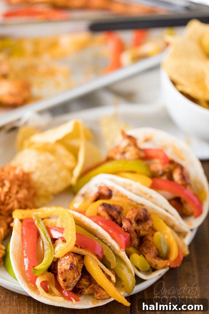 plate of fajitas