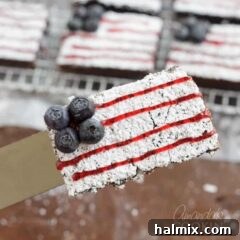Make American Flag Brownies for the 4th!
