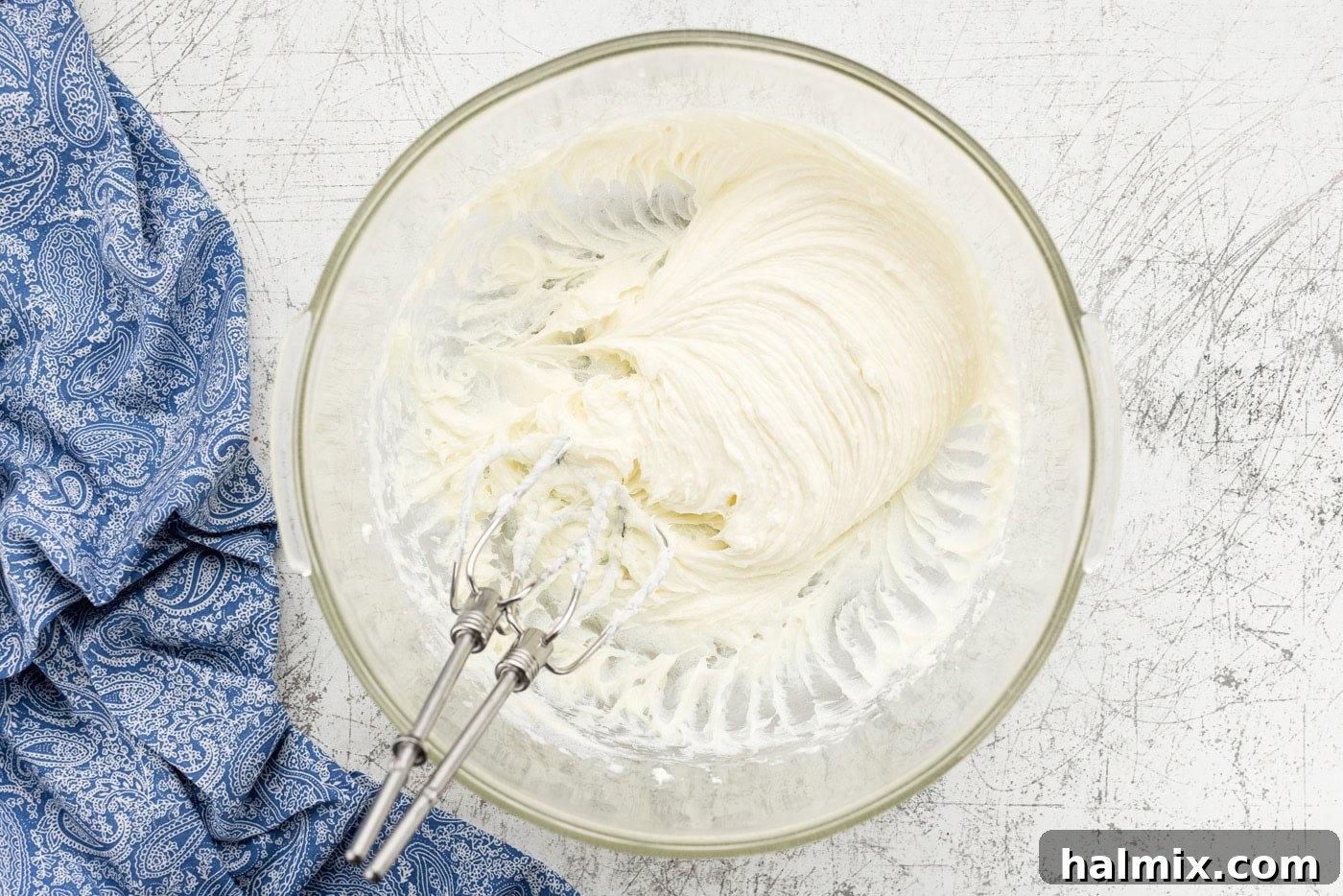 Sweet & Salty Orange Pretzel Bliss 7 cream cheese in bowl