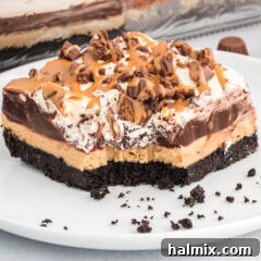 Chocolate Peanut Butter Lasagna