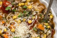 Garden Harvest Rice Soup