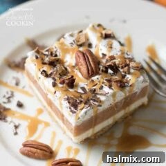 piece of pumpkin lasagna on a plate